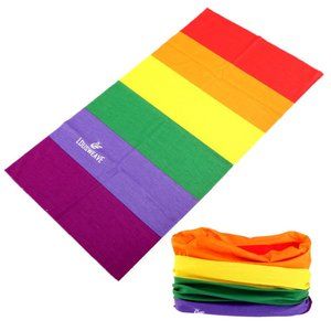 Multifunction Headwear/ Face Mask - Rainbow